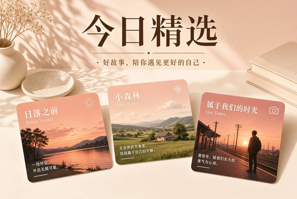 五种观影心情的导览视觉